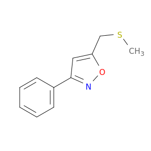 Isoxazole, 5-[(methylthio)methyl]-3-phenyl-