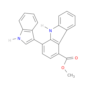9H-Carbazole-4-carboxylic acid, 1-(1H-indol-3-yl)-, methyl ester