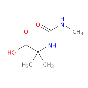 2-methyl-2-[(methylcarbamoyl)amino]propanoic acid