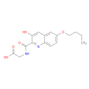 Glycine, N-[(6-butoxy-3-hydroxy-2-quinolinyl)carbonyl]-