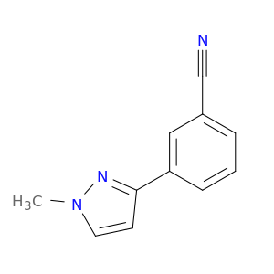 Benzonitrile, 3-(1-methyl-1H-pyrazol-3-yl)-