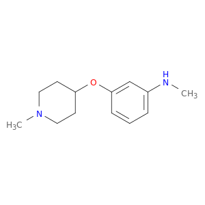 BENZENAMINE, N-METHYL-3-[(1-METHYL-4-PIPERIDINYL)OXY]-
