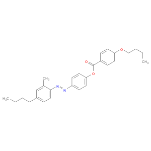 Benzoic acid, 4-butoxy-, 4-[(4-butyl-2-methylphenyl)azo]phenyl ester
