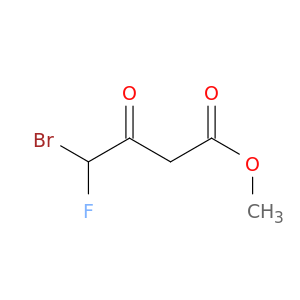 Butanoic acid, 4-bromo-4-fluoro-3-oxo-, methyl ester