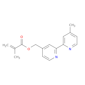 2-Propenoic acid, 2-methyl-, (4'-methyl[2,2'-bipyridin]-4-yl)methyl ester