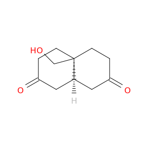 2,7(1H,3H)-Naphthalenedione, hexahydro-4a-(hydroxymethyl)-, trans-