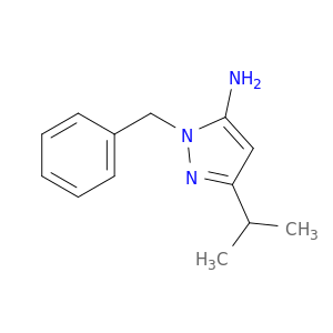 3-(1-甲基乙基)-1-(苯基甲基)-1H-吡唑-5-胺