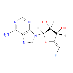 9H-Purin-6-amine,9-[(4Z)-5-deoxy-5-fluoro-b-D-threo-pent-4-enofuranosyl]-