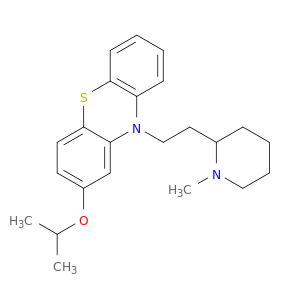 10H-Phenothiazine,2-(1-methylethoxy)-10-[2-(1-methyl-2-piperidinyl)ethyl]-