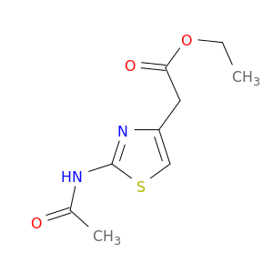 4-Thiazoleacetic acid, 2-(acetylamino)-, ethyl ester