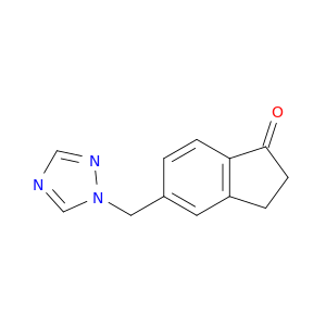 1H-Inden-1-one, 2,3-dihydro-5-(1H-1,2,4-triazol-1-ylmethyl)-
