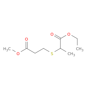 Propanoic acid, 2-[(3-methoxy-3-oxopropyl)thio]-, ethyl ester
