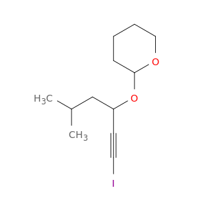2H-Pyran, tetrahydro-2-[1-(iodoethynyl)-3-methylbutoxy]-