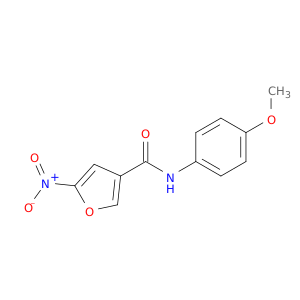 3-Furancarboxamide, N-(4-methoxyphenyl)-5-nitro-
