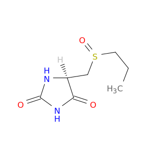 2,4-Imidazolidinedione, 5-[(propylsulfinyl)methyl]-, (5R)-