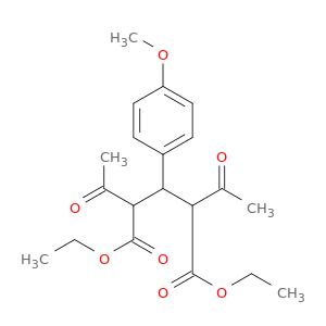 2,4-diacetyl-3-(4-methoxy-phenyl)-pentanedioic acid diethyl ester