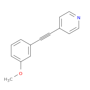 Pyridine, 4-[2-(3-methoxyphenyl)ethynyl]-