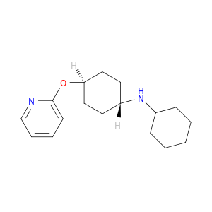 Cyclohexanamine, N-cyclohexyl-4-(2-pyridinyloxy)-, trans-