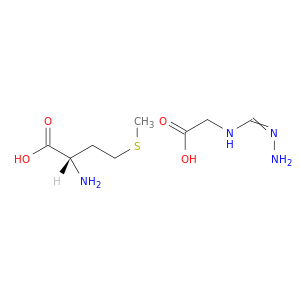 L-Methionine, compd. with N-(aminoiminomethyl)glycine (1:1)