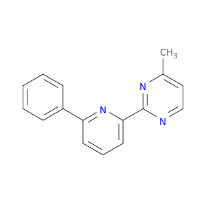 Pyrimidine, 4-methyl-2-(6-phenyl-2-pyridinyl)-