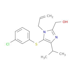 1H-Imidazole-2-methanol,5-[(3-chlorophenyl)thio]-4-(1-methylethyl)-1-(2-propen-1-yl)-