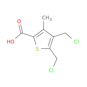 2-Thiophenecarboxylic acid, 4,5-bis(chloromethyl)-3-methyl-