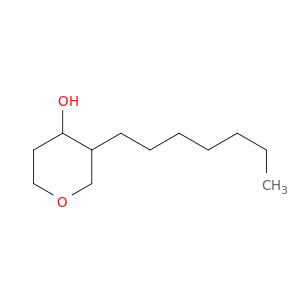 2H-Pyran-4-ol, 3-heptyltetrahydro-