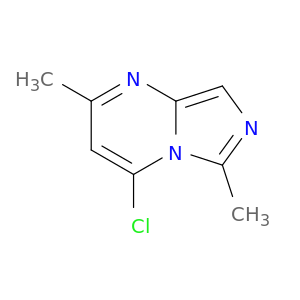 Imidazo[1,5-a]pyrimidine, 4-chloro-2,6-dimethyl-