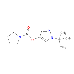 1-Pyrrolidinecarboxylic acid, 1-(1,1-dimethylethyl)-1H-pyrazol-4-yl ester