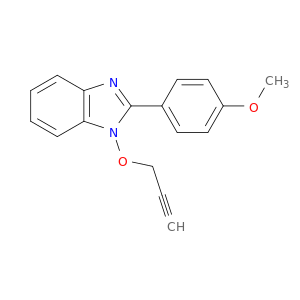 1H-Benzimidazole, 2-(4-methoxyphenyl)-1-(2-propynyloxy)-