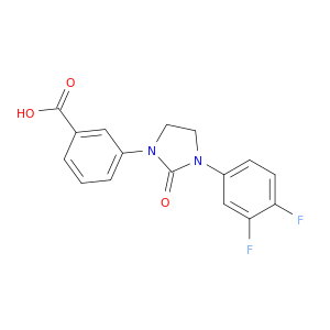 Benzoic acid, 3-[3-(3,4-difluorophenyl)-2-oxo-1-imidazolidinyl]-
