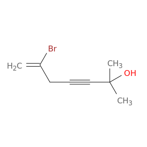 6-Hepten-3-yn-2-ol, 6-bromo-2-methyl-