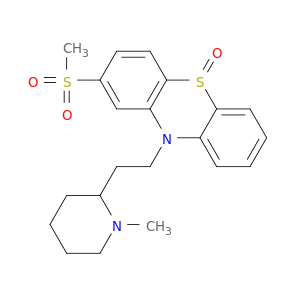10H-Phenothiazine,10-[2-(1-methyl-2-piperidinyl)ethyl]-2-(methylsulfonyl)-, 5-oxide