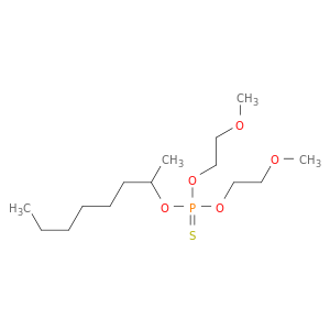 Phosphorothioic acid,O,O-bis(2-methoxyethyl) S-octyl ester