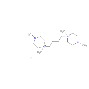Piperazinium, 1,1'-(1,4-butanediyl)bis[1,4-dimethyl-, diiodide