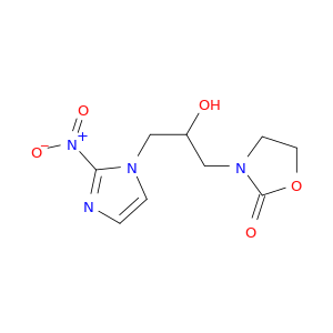 2-Oxazolidinone,3-[2-hydroxy-3-(2-nitro-1H-imidazol-1-yl)propyl]-