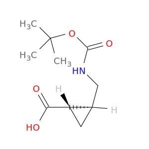 Cyclopropanecarboxylicacid, 2-[[[(1,1-dimethylethoxy)carbonyl]amino]methyl]-, (1S,2S)-