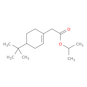 1-Cyclohexene-1-acetic acid, 4-(1,1-dimethylethyl)-, 1-methylethyl ester