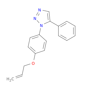1H-1,2,3-Triazole, 5-phenyl-1-[4-(2-propenyloxy)phenyl]-