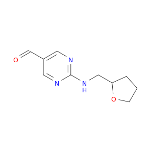 2-(((Tetrahydrofuran-2-yl)methyl)amino)pyrimidine-5-carbaldehyde