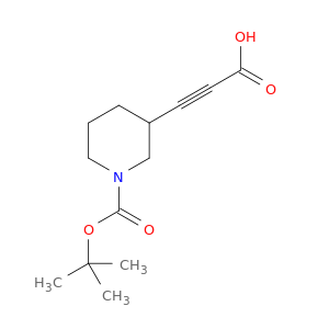3-(1-(叔丁氧基羰基)哌啶-3-基)丙炔酸
