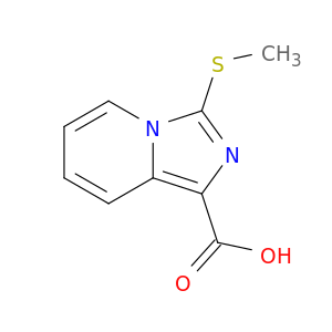 3-(methylsulfanyl)imidazo[1,5-a]pyridine-1-carboxylic Acid