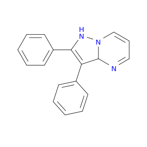 Pyrazolo[1,5-a]pyrimidine, 1,3a-dihydro-2,3-diphenyl-