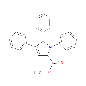 1H-Pyrrole-2-carboxylic acid, 2,5-dihydro-1,4,5-triphenyl-, methyl ester