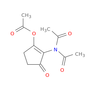 Acetamide, N-acetyl-N-[2-(acetyloxy)-5-oxo-1-cyclopenten-1-yl]-