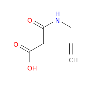 2-[(prop-2-yn-1-yl)carbamoyl]acetic acid