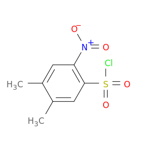 4,5-Dimethyl-2-nitrobenzene-1-sulfonyl chloride