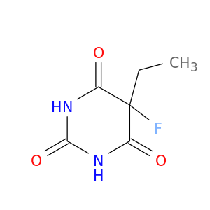 2,4,6(1H,3H,5H)-Pyrimidinetrione, 5-ethyl-5-fluoro-