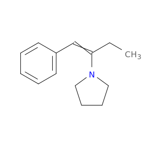 Pyrrolidine, 1-[1-(phenylmethylene)propyl]-