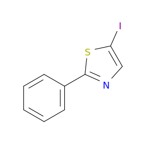 Thiazole, 5-iodo-2-phenyl-